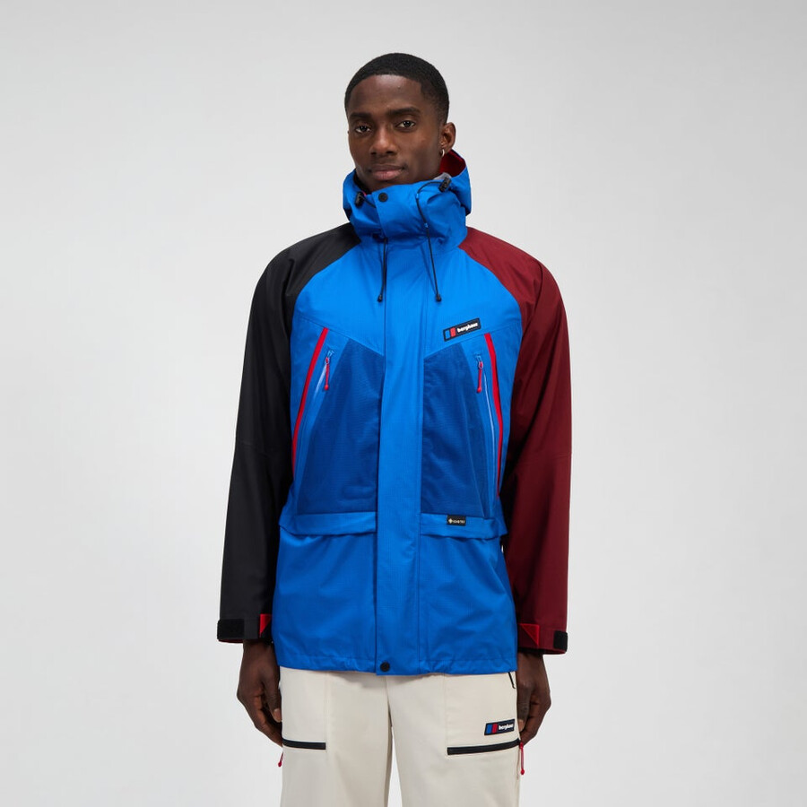 unisex storm 25 gore-tex jacket - bluered berghaus
