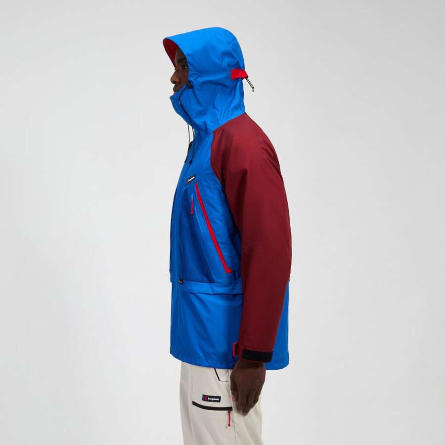 unisex storm 25 gore-tex jacket - bluered berghaus