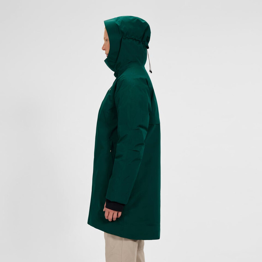 womens ashberry gore-tex down parka - green berghaus