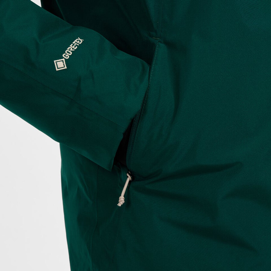 womens ashberry gore-tex down parka - green berghaus
