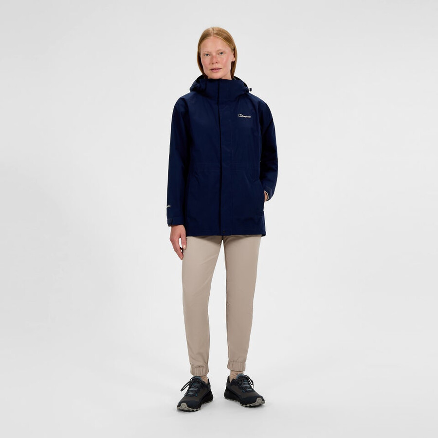 womens glissade gore-tex interactive jacket - blue berghaus