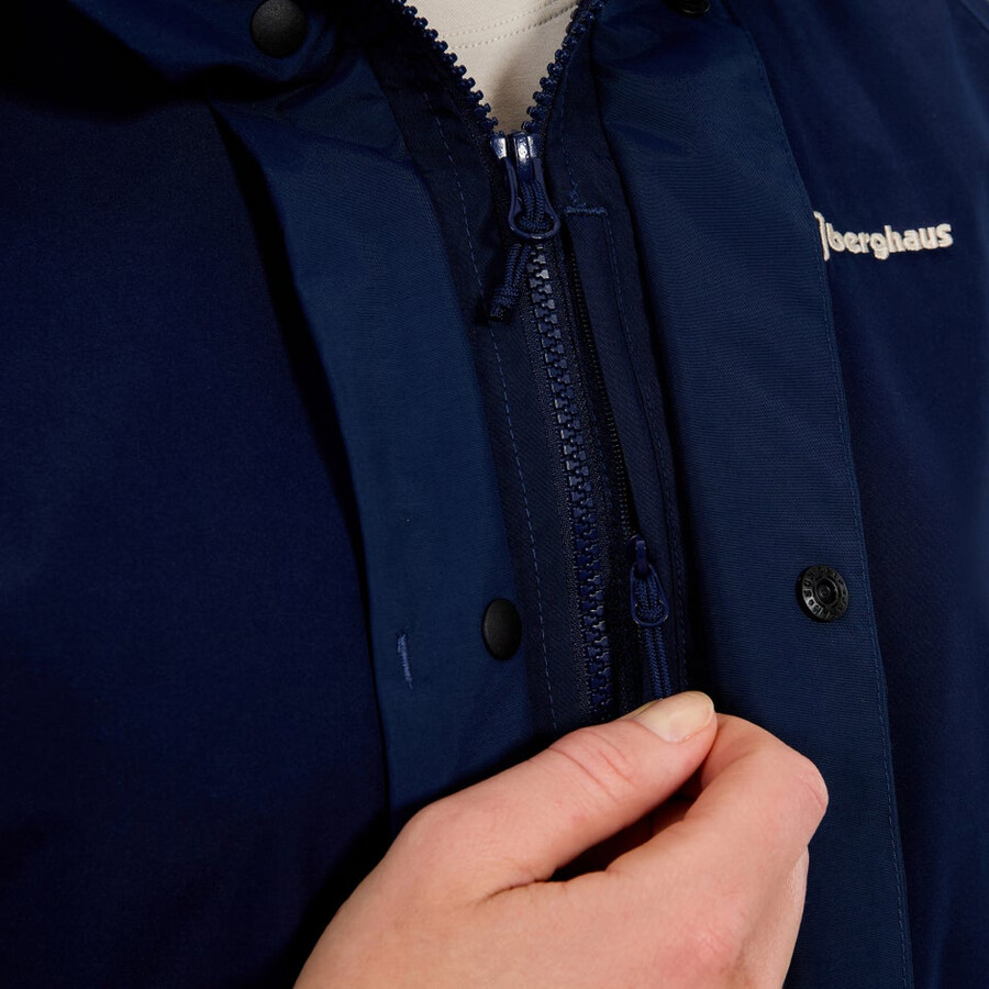 womens glissade gore-tex interactive jacket - blue berghaus
