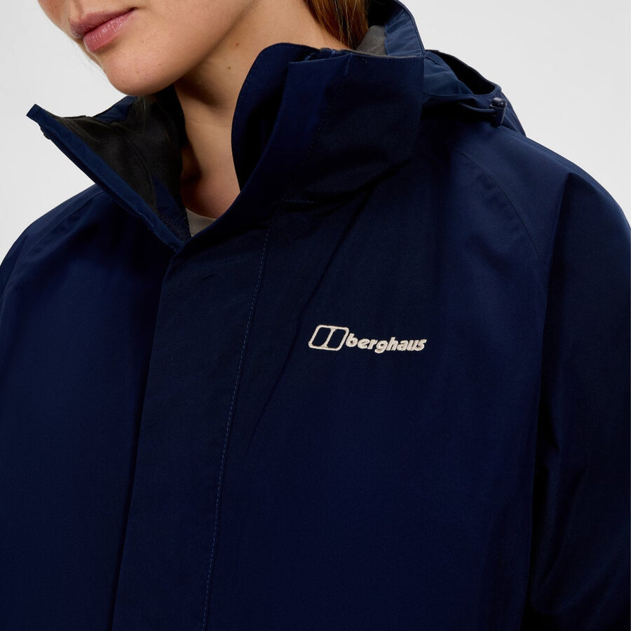 womens glissade gore-tex interactive jacket - blue berghaus