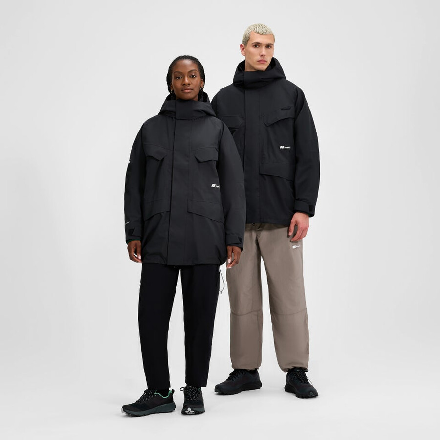 unisex volcanism parka - black berghaus