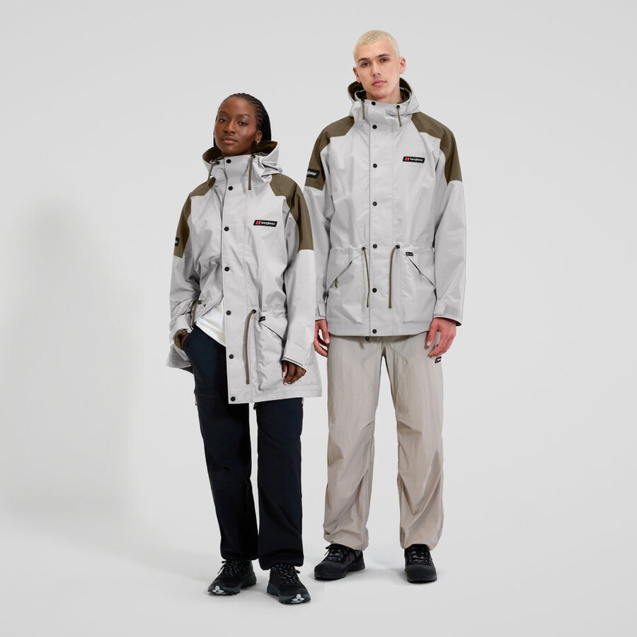 unisex meru mountain gore-tex jacket - browngrey berghaus