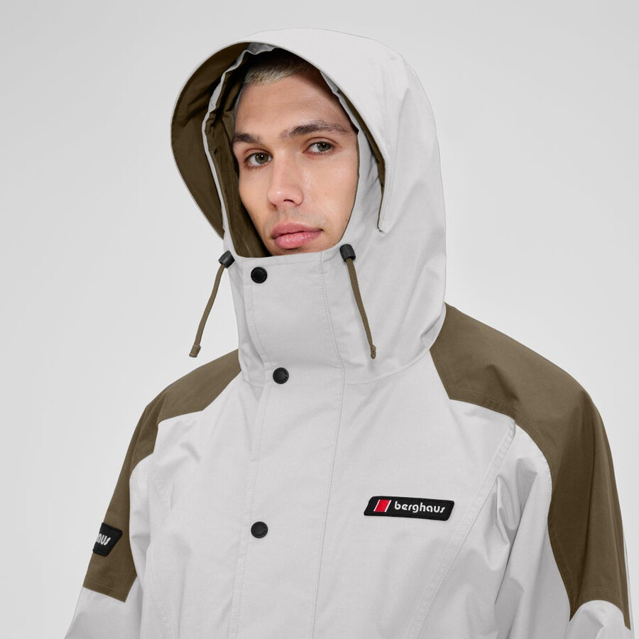 unisex meru mountain gore-tex jacket - browngrey berghaus