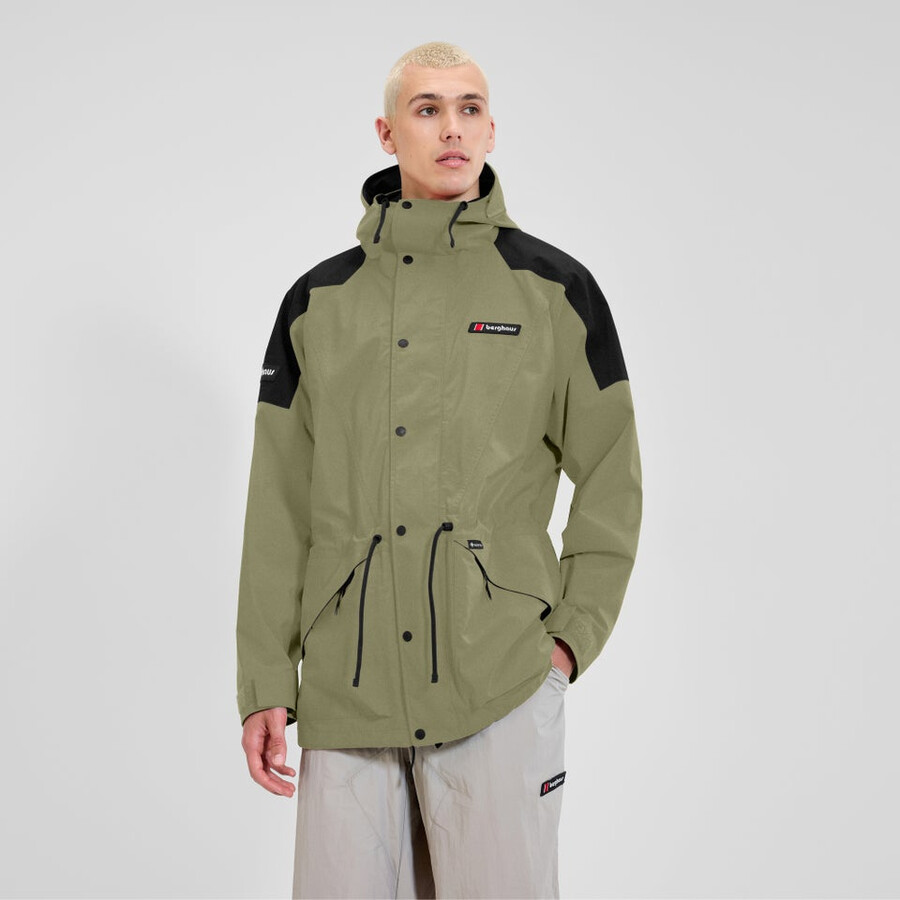 unisex meru mountain gore-tex jacket - greenblack berghaus