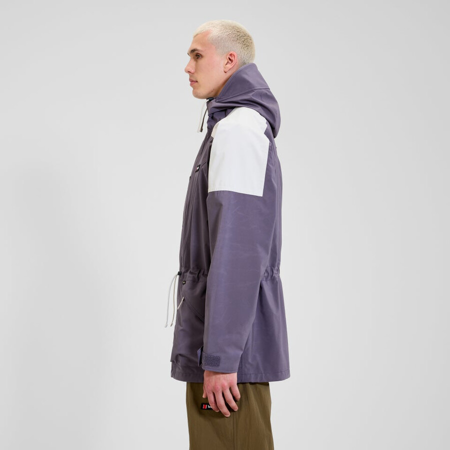 unisex meru mountain gore-tex jacket - purplegrey berghaus