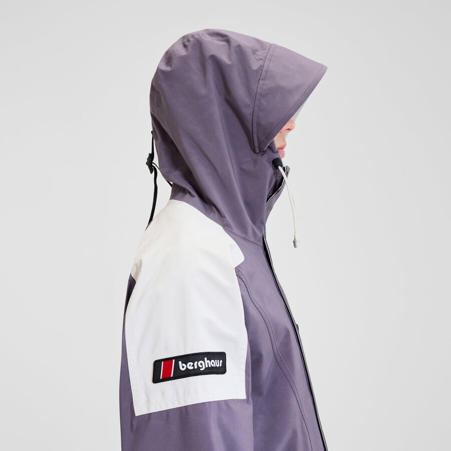 unisex meru mountain gore-tex jacket - purplegrey berghaus