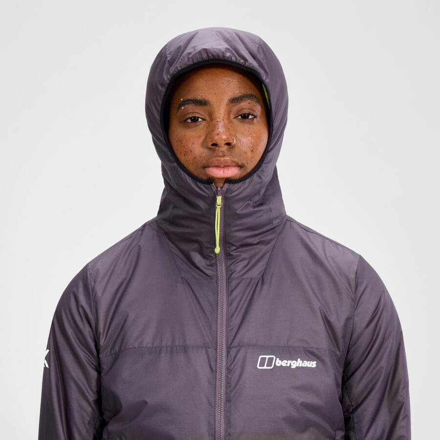 womens mtn arete synthetic hoody - purple berghaus