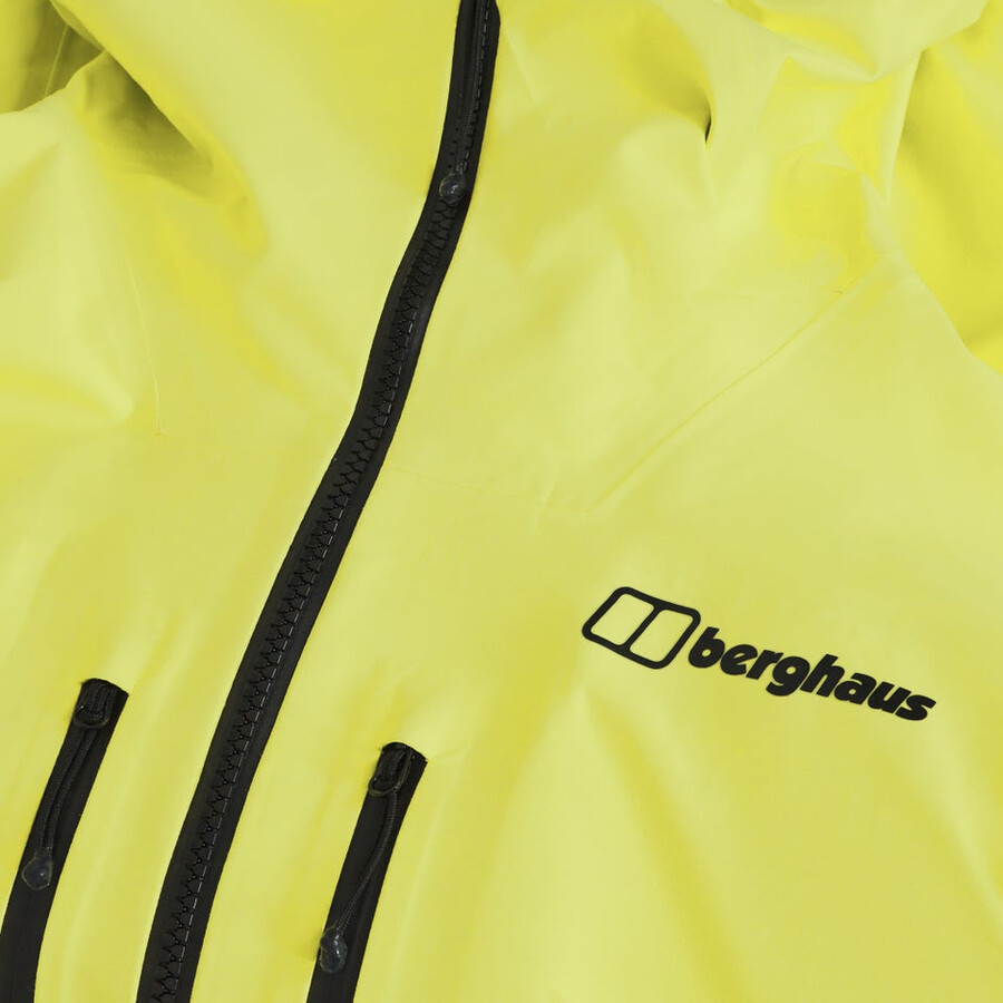 womens extrem vanguard gore-tex jacket - yellowpurple berghaus