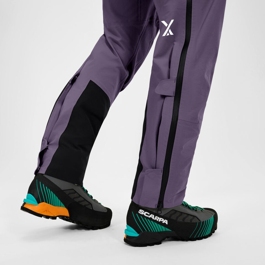 womens extrem vanguard gore-tex pant - purple berghaus