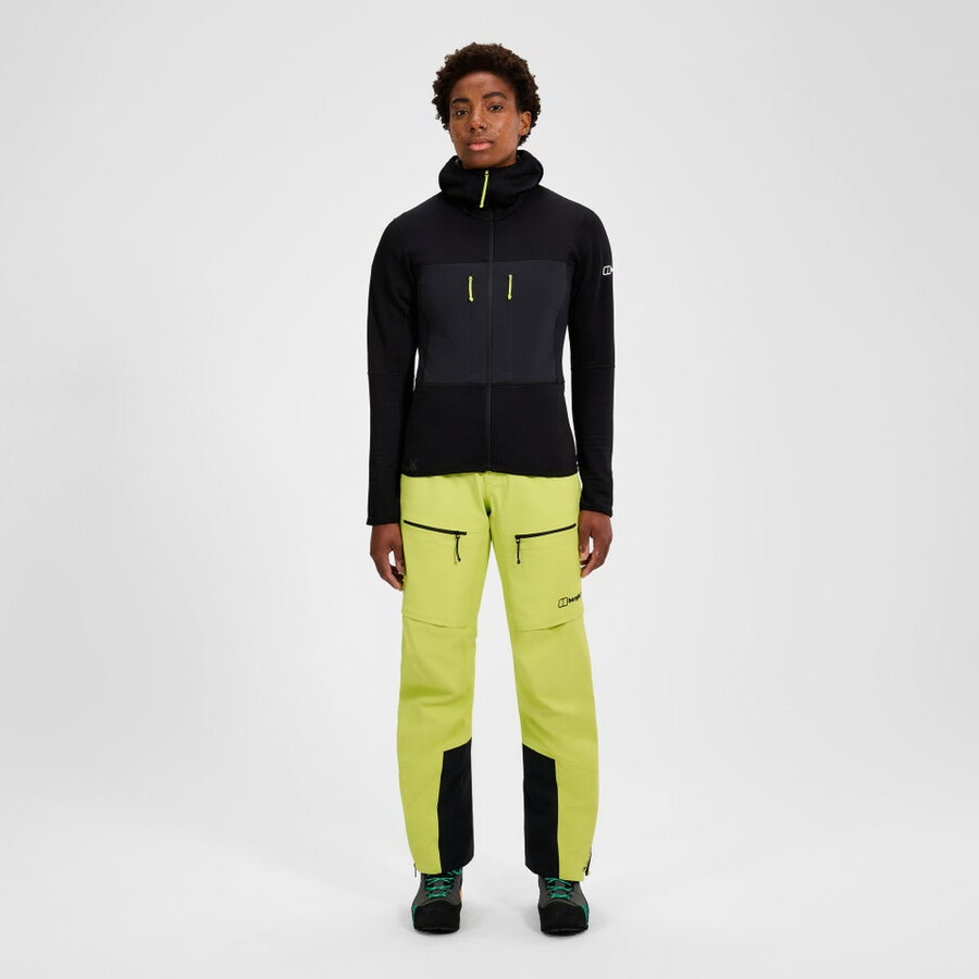 womens extrem vanguard gore-tex pant - yellow berghaus