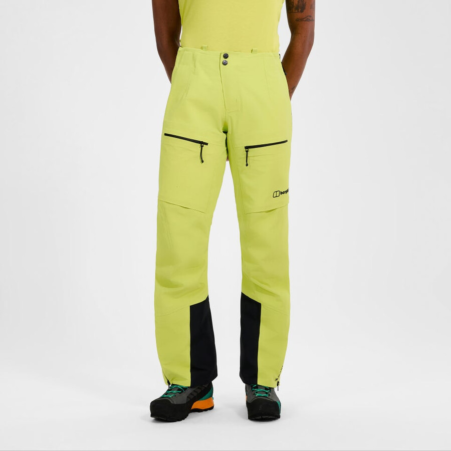 womens extrem vanguard gore-tex pant - yellow berghaus