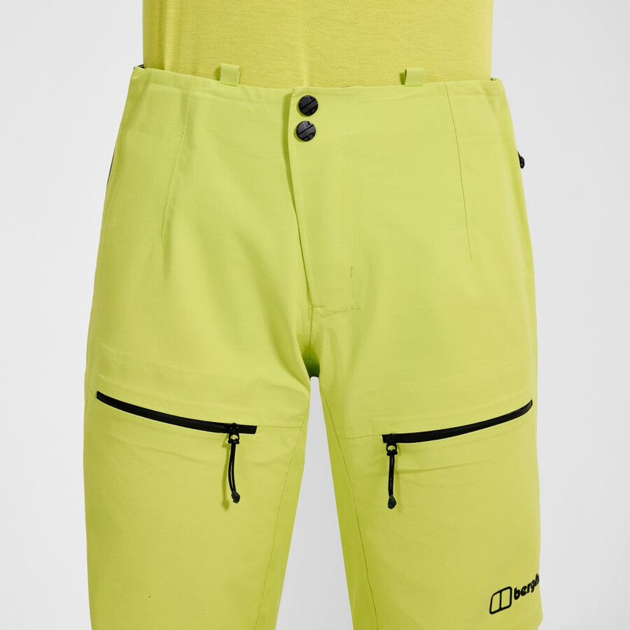 womens extrem vanguard gore-tex pant - yellow berghaus