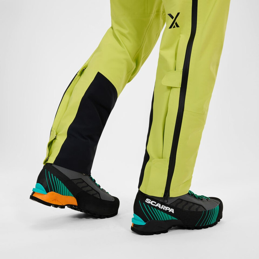 womens extrem vanguard gore-tex pant - yellow berghaus