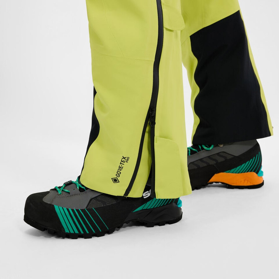 womens extrem vanguard gore-tex pant - yellow berghaus