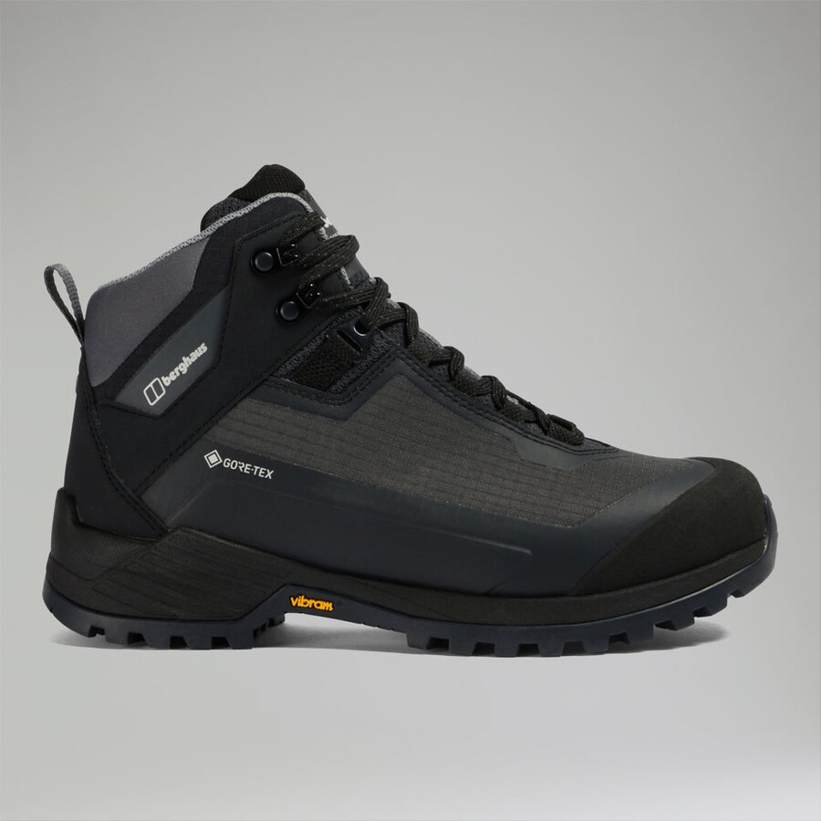 womens deception trail gore-tex boot - dark greyblack berghaus