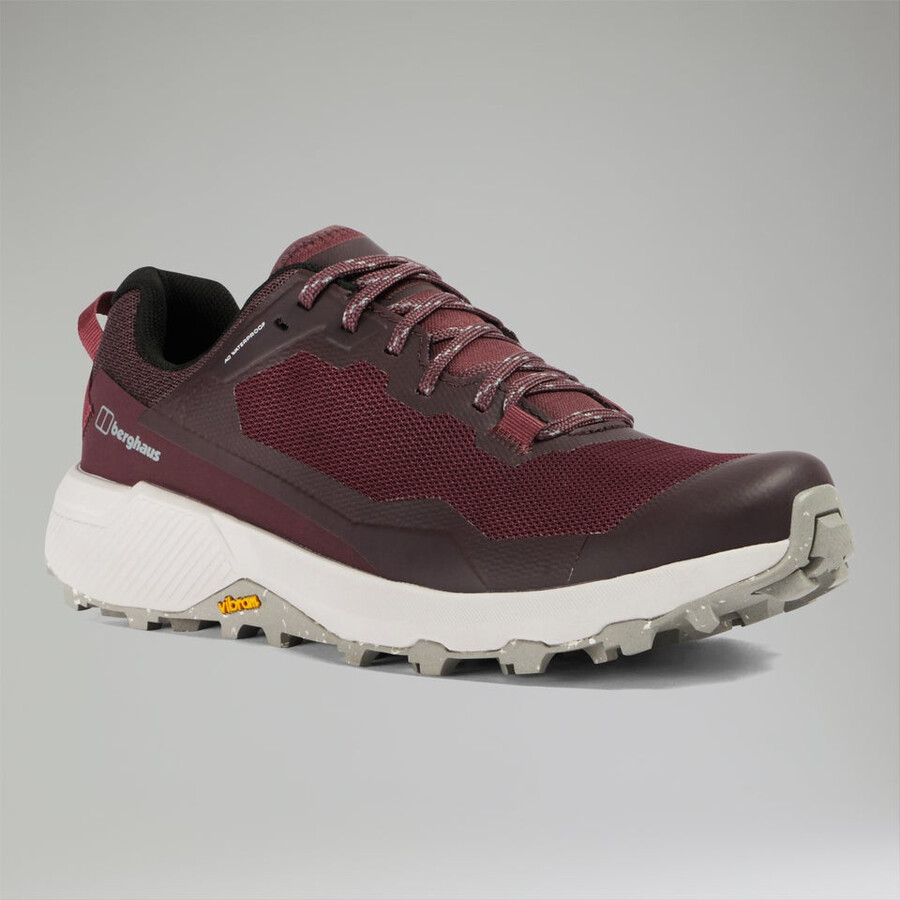 womens revolute active shoe - dark purpleblack berghaus