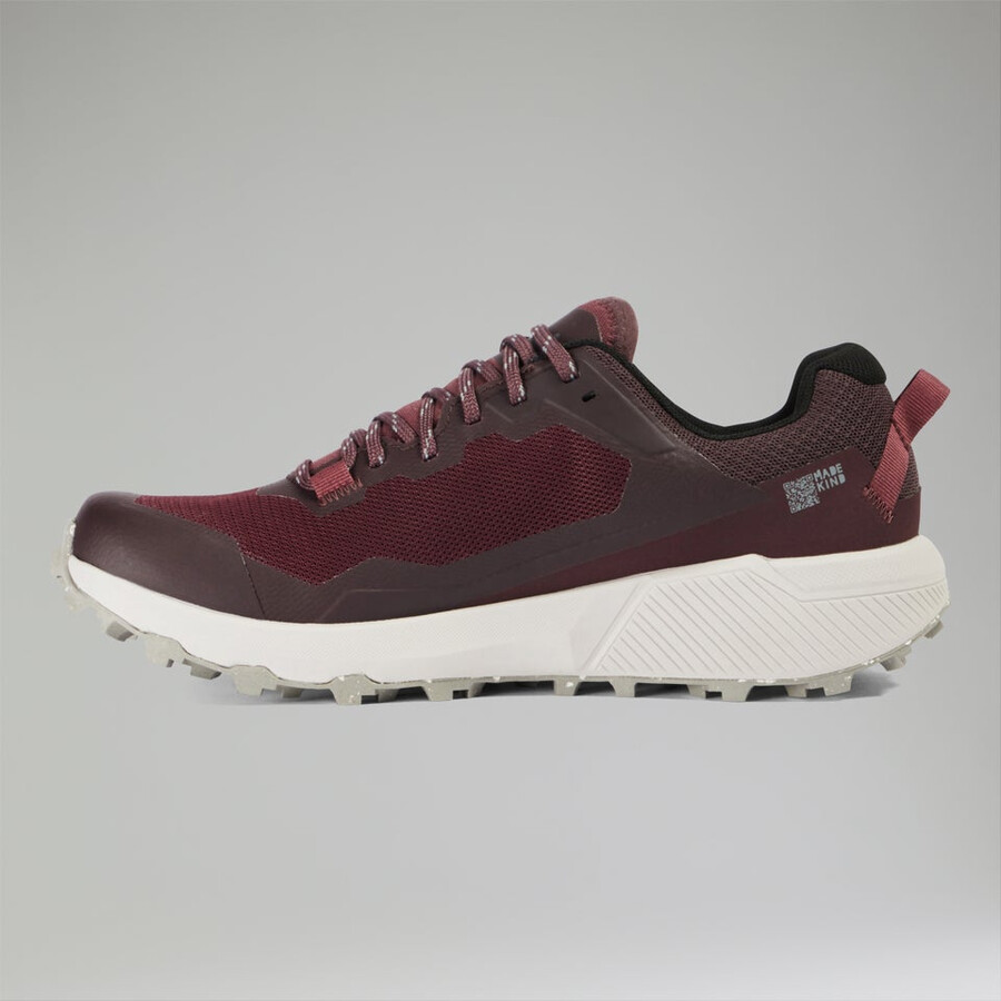 womens revolute active shoe - dark purpleblack berghaus