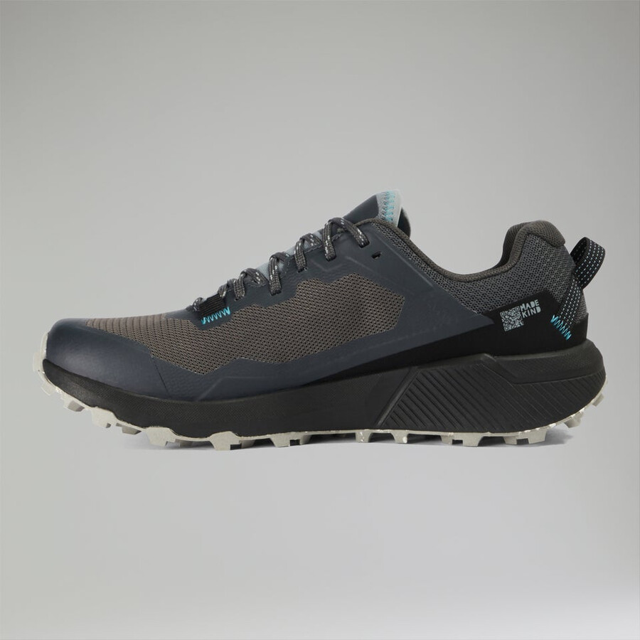 womens revolute active shoe - blackdark grey berghaus